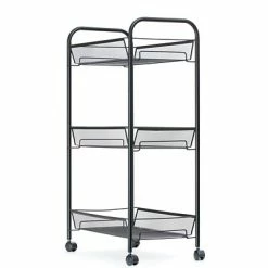 Promo ๐ Rolling Carts Mind Reader 'Roll' Rolling Metal Mesh 3 Shelf Cart, Black (3TOCART-BLK) ๐ 12 Promo ๐ Rolling Carts Mind Reader 'Roll' Rolling Metal Mesh 3 Shelf Cart, Black (3TOCART-BLK) ๐ -Change Your Whole Storage & Organization. unnamed file 222