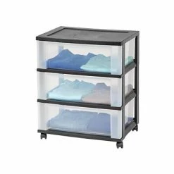 Promo ❤️ Rolling Carts Iris® Wide Rolling Cart; 3-Drawer 🔔 -Change Your Whole Storage & Organization. unnamed file 226
