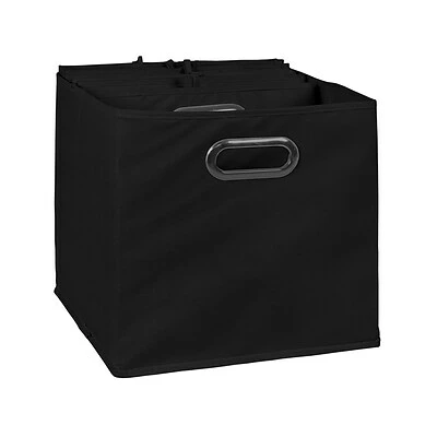 Budget โญ Storage Bins & Totes Niche Cubo 29.93 Qt. Foldable Fabric Storage Bins, Black, 6/Pack (HTOTE6PKBK) ๐ 4 Budget โญ Storage Bins & Totes Niche Cubo 29.93 Qt. Foldable Fabric Storage Bins, Black, 6/Pack (HTOTE6PKBK) ๐ - Image 2
