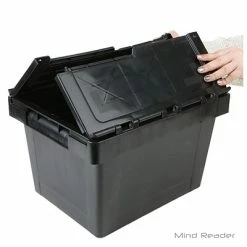 Buy 😀 Mind Reader Storage Bins & Totes IRIS Store-It-All 72 Qt. Latching Lid Storage Tote, Black, 2/Pack (586530) 🧨 -Change Your Whole Storage & Organization. unnamed file 267