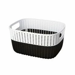 Best Pirce 👏 Decorative Boxes & Baskets Simplify Small Storage Basket, Black (26310-BLACK) ✔️