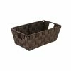 Outlet 💯 Decorative Boxes & Baskets Simplify Polyester Basket, Choco, Each 🔔 -Change Your Whole Storage & Organization. unnamed file 282