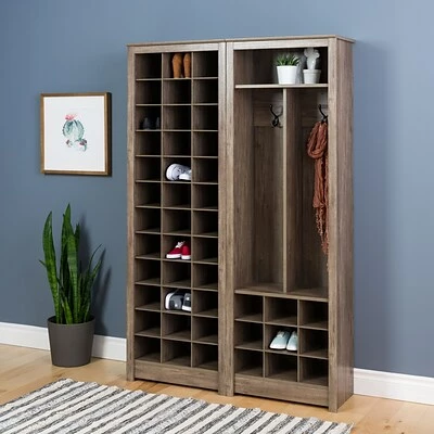 Discount ๐ Shoe Racks Prepac Space-Saving ๐ Shoe Storage Cabinet, Drifted Gray (DUSR-0009-1) โ๏ธ 5 Discount ๐ Shoe Racks Prepac Space-Saving ๐ Shoe Storage Cabinet, Drifted Gray (DUSR-0009-1) โ๏ธ - Image 3