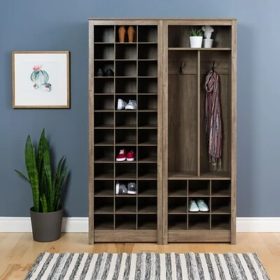 Discount ๐ Shoe Racks Prepac Space-Saving ๐ Shoe Storage Cabinet, Drifted Gray (DUSR-0009-1) โ๏ธ 6 Discount ๐ Shoe Racks Prepac Space-Saving ๐ Shoe Storage Cabinet, Drifted Gray (DUSR-0009-1) โ๏ธ - Image 4