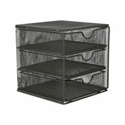 Deals 🌟 Storage Drawers Mind Reader 3-Drawer File Storage, Black (MINMESH3-BLK) 🥰