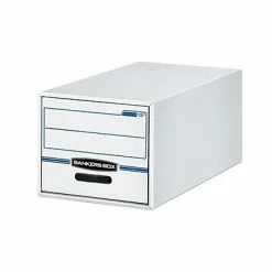 Cheap โ Bankers Box® Bankers Box Stor/Drawer File Storage Drawers, Letter Size, White/Blue (00721) ๐