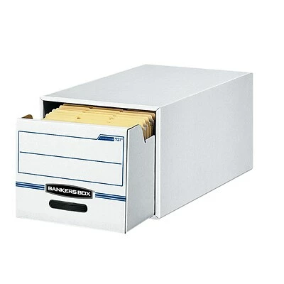 Cheap โ Bankers Box® Bankers Box Stor/Drawer File Storage Drawers, Letter Size, White/Blue (00721) ๐ 4 Cheap โ Bankers Box® Bankers Box Stor/Drawer File Storage Drawers, Letter Size, White/Blue (00721) ๐ - Image 2