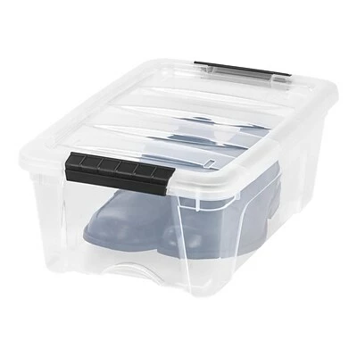 Discount ๐ Storage Bins & Totes Iris Stack & Pull Stackable, Clear, 6/Carton (100300) ๐ 5 Discount ๐ Storage Bins & Totes Iris Stack & Pull Stackable, Clear, 6/Carton (100300) ๐ - Image 3