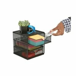 Deals 🌟 Storage Drawers Mind Reader 3-Drawer File Storage, Black (MINMESH3-BLK) 🥰 -Change Your Whole Storage & Organization. unnamed file 31