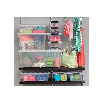 Discount ๐ Storage Bins & Totes Iris Stack & Pull Stackable, Clear, 6/Carton (100300) ๐ 10 Discount ๐ Storage Bins & Totes Iris Stack & Pull Stackable, Clear, 6/Carton (100300) ๐ - Image 8