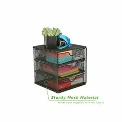 Deals 🌟 Storage Drawers Mind Reader 3-Drawer File Storage, Black (MINMESH3-BLK) 🥰 -Change Your Whole Storage & Organization. unnamed file 32