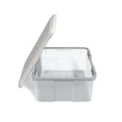 Promo ❤️ Storage Bins & Totes Iris Weathertight 30.6 Qt. Latch Lid Storage Bin, Clear (TR58302) ✔️ 5 Promo ❤️ Storage Bins & Totes Iris Weathertight 30.6 Qt. Latch Lid Storage Bin, Clear (TR58302) ✔️ - Image 3