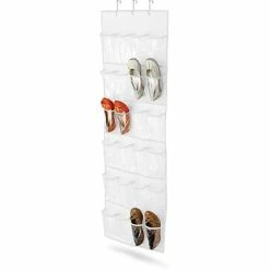 New ๐ฅฐ Honey-Can-Do ๐ Shoe Racks Honey Can Do 24 Pocket Over-Door ๐ Shoe Organizer, White ๐