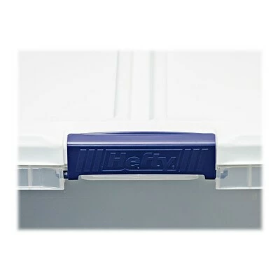 Best Sale ❤️ Storage Bins & Totes Hefty Storage Solutions 52 Quart Latch Lid Storage Bin, Clear, 4/Case (7104) 🎉 4 Best Sale ❤️ Storage Bins & Totes Hefty Storage Solutions 52 Quart Latch Lid Storage Bin, Clear, 4/Case (7104) 🎉 - Image 2