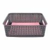 Brand new 🔔 Plastic Weave Bins Advantus Weave Plastic Bin, Black, 2/Pack 😉 -Change Your Whole Storage & Organization. unnamed file 346