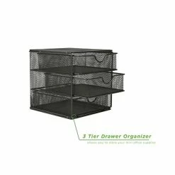 Deals 🌟 Storage Drawers Mind Reader 3-Drawer File Storage, Black (MINMESH3-BLK) 🥰 -Change Your Whole Storage & Organization. unnamed file 35
