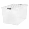 Promo 🎁 Storage Bins & Totes Iris 132 Qt. Latch Lid Storage Box, Clear (100251) 😉 -Change Your Whole Storage & Organization. unnamed file 351
