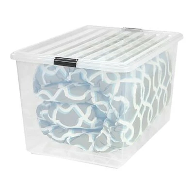 Promo ๐ Storage Bins & Totes Iris 132 Qt. Latch Lid Storage Box, Clear (100251) ๐ 5 Promo ๐ Storage Bins & Totes Iris 132 Qt. Latch Lid Storage Box, Clear (100251) ๐ - Image 3