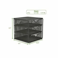 Deals 🌟 Storage Drawers Mind Reader 3-Drawer File Storage, Black (MINMESH3-BLK) 🥰 -Change Your Whole Storage & Organization. unnamed file 36