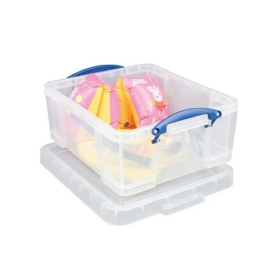 Deals 🛒 Storage Bins & Totes Really Useful Box® 17 Liter Snap Lid Storage Bin, Clear, 4/Pack (17LC-PK4C) ❤️ 4 Deals 🛒 Storage Bins & Totes Really Useful Box® 17 Liter Snap Lid Storage Bin, Clear, 4/Pack (17LC-PK4C) ❤️ - Image 2