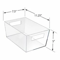 Discount 🔔 Storage Bins & Totes Azar Large Open Lid Storage Tote, Clear, 4/Pack (556237) 👏 -Change Your Whole Storage & Organization. unnamed file 367