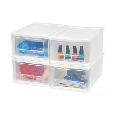 Coupon โ Storage Bins & Totes IRIS Small 1 Drawer Stackable Storage, White, 4/Carton (129800) ๐ 6 Coupon โ Storage Bins & Totes IRIS Small 1 Drawer Stackable Storage, White, 4/Carton (129800) ๐ - Image 4