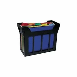 Best deal 🌟 Stackable Storage Boxes & Bins Staples File Caddy With File Folders, Letter Size, Black (10613) ✔️