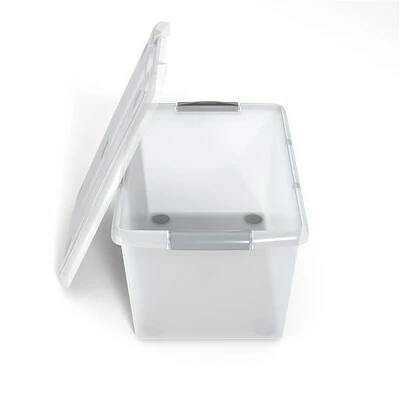 Brand new ๐ Storage Bins & Totes Iris Store & Slide 61 Qt. Latch Lid Storage Bin, Clear (TR58301) โ 5 Brand new ๐ Storage Bins & Totes Iris Store & Slide 61 Qt. Latch Lid Storage Bin, Clear (TR58301) โ - Image 3