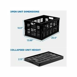 Best Sale 🥰 Crates Mount-It! 51.78 Qt. Open Lid Storage Crate, Black (WI-3002) ⌛ 11 Best Sale 🥰 Crates Mount-It! 51.78 Qt. Open Lid Storage Crate, Black (WI-3002) ⌛ -Change Your Whole Storage & Organization. unnamed file 414