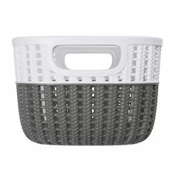 Best Pirce 😀 Decorative Boxes & Baskets Simplify Small Storage Basket, Gray (26310-Gray) 🎁 -Change Your Whole Storage & Organization. unnamed file 436