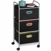 Best reviews of 🎁 Honey-Can-Do Cloth & Soft Storage Honey Can Do 3 Drawer Fabric Storage Cart, Black (CRT-02184) 🥰