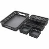 Best Pirce 👍 Decorative Boxes & Baskets Advantus Plastic Weave Bins, Black, 5/Pack (37530) 🌟 -Change Your Whole Storage & Organization. unnamed file 51