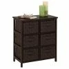 Promo 🛒 Honey-Can-Do Honey Can Do Storage Drawers Honey Can Do Woven Strap 6 Drawer Chest With Wooden Frame, Espresso Black ( TBL-03759 ) 😍 -Change Your Whole Storage & Organization. unnamed file 532