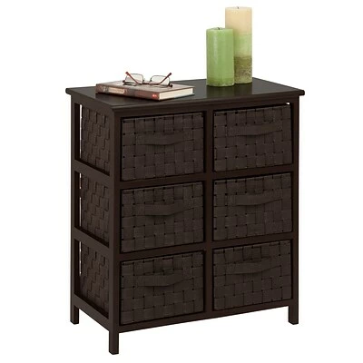 Promo ๐ Honey-Can-Do Honey Can Do Storage Drawers Honey Can Do Woven Strap 6 Drawer Chest With Wooden Frame, Espresso Black ( TBL-03759 ) ๐ 3 Promo ๐ Honey-Can-Do Honey Can Do Storage Drawers Honey Can Do Woven Strap 6 Drawer Chest With Wooden Frame, Espresso Black ( TBL-03759 ) ๐