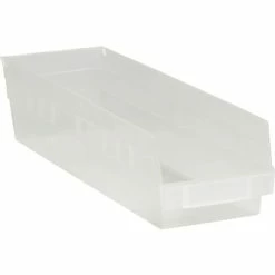 Best deal 🧨 Specialty Storage Quill Brand 23 5/8" X 6 5/8" X 4" Plastic Shelf Bin Box, Clear, 8/Case (BINPS122CL) ❤️