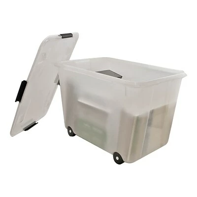 New ๐ Rolling Carts Advantus 60 Quart Storage Box, Clear (34009) ๐ 5 New ๐ Rolling Carts Advantus 60 Quart Storage Box, Clear (34009) ๐ - Image 3