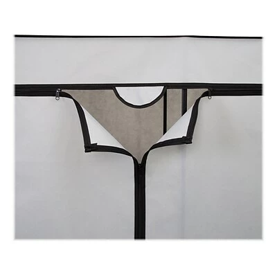 Budget โค๏ธ Clothes Racks & Portable Closets Honey-Can-Do 63" X 60" Portable Wardrobe Closet With Cover, Gray/Black Steel/Polyester (WRD-09198) ๐คฉ 8 Budget โค๏ธ Clothes Racks & Portable Closets Honey-Can-Do 63" X 60" Portable Wardrobe Closet With Cover, Gray/Black Steel/Polyester (WRD-09198) ๐คฉ - Image 6