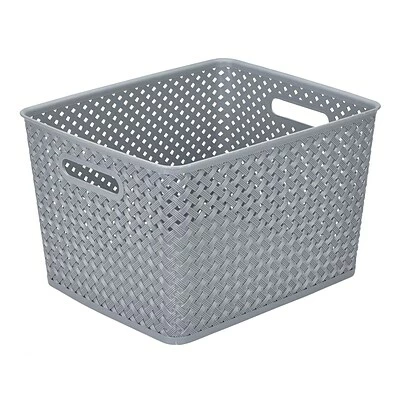 Best reviews of โ Decorative Boxes & Baskets Simplify Large Resin Wicker Storage Bin, 13.75" X 11.5" X 8.75"D, Grey (25169-GREY) ๐ 3 Best reviews of โ Decorative Boxes & Baskets Simplify Large Resin Wicker Storage Bin, 13.75" X 11.5" X 8.75"D, Grey (25169-GREY) ๐