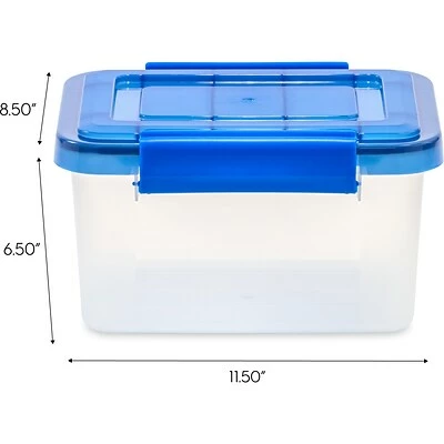 Top 10 ๐ Storage Bins & Totes Iris WeatherPro 6.5 Qt. Latch Lid Storage Bin, Clear/Blue (500198) ๐ฅ 7 Top 10 ๐ Storage Bins & Totes Iris WeatherPro 6.5 Qt. Latch Lid Storage Bin, Clear/Blue (500198) ๐ฅ - Image 5