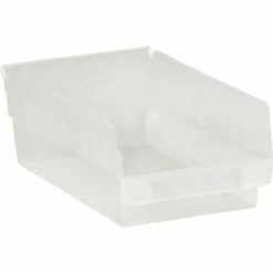 Best deal ❤️ Specialty Storage Quill Brand 11 5/8" X 8 3/8" X 4" Plastic Shelf Bin, Clear, 20/Case (BINPS104CL) 😀