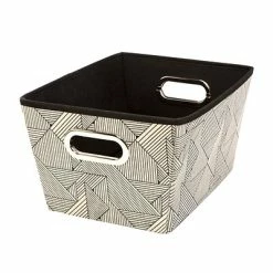 Flash Sale ๐ฅ The Macbeth Collection Storage Bins & Totes Closet Candie Storage Tote, Medium, Geo Natural (M-77828) ๐