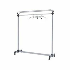 Cheap ❤️ Clothes Racks & Portable Closets Alba 66.93"H X 59.06"W Garment Rack, Silver Steel (PMGROUP3) 🥰