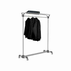 Cheap ❤️ Clothes Racks & Portable Closets Alba 66.93"H X 59.06"W Garment Rack, Silver Steel (PMGROUP3) 🥰 -Change Your Whole Storage & Organization. unnamed file 663