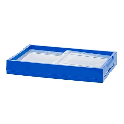 Best reviews of ❤️ Storage Bins & Totes Iris Open Lid Collapsible Storage Crate, Clear/Blue (100711) ✔️ 4 Best reviews of ❤️ Storage Bins & Totes Iris Open Lid Collapsible Storage Crate, Clear/Blue (100711) ✔️ - Image 2
