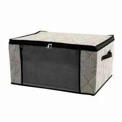 Flash Sale ๐ The Macbeth Collection Closet Storage & Organizers Closet Candie Blanket Bag, Jumbo, Geo Natural (M-77821) ๐