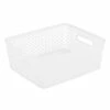 Brand new ๐ Decorative Boxes & Baskets Simplify's Medium Resin Wicker Storage Bin In White ๐คฉ 1 Brand new ๐ Decorative Boxes & Baskets Simplify's Medium Resin Wicker Storage Bin In White ๐คฉ -Change Your Whole Storage & Organization. unnamed file 670