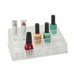 Best Pirce 🤩 Closet Storage & Organizers Laura Ashley Cosmetic And Jewelry Holder, 15 Section (LA-96721) 🎁 -Change Your Whole Storage & Organization. unnamed file 698