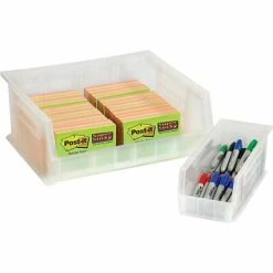 Flash Sale 🌟 Specialty Storage Quill Brand® Stack & Hang 4.8 Qt. Storage Bin, Yellow, 12/Case (BINP0965Y) 🧨