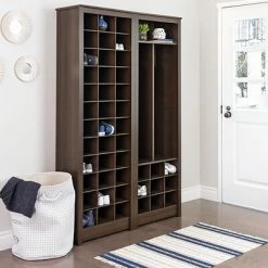 Wholesale 🌟 Shoe Racks Prepac Space-Saving 👟 Shoe Storage Cabinet, Espresso (EUSR-0009-1) 👍 -Change Your Whole Storage & Organization. unnamed file 724