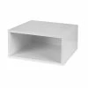 Flash Sale 🌟 Storage Bins & Totes Niche Cubo Half Size Stackable Storage Cube, White Wood Grain (PC1206WH) 😀 -Change Your Whole Storage & Organization. unnamed file 726